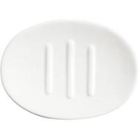 Creativ Company Zeepbakje, h: 2,5 cm, l: 13,5 cm, b: 10 cm, wit, 1 stuk - thumbnail