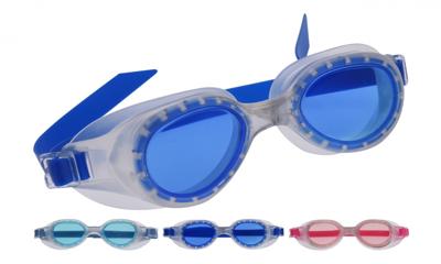 Free and Easy zwembrillen junior blauw/roze one size 3 delig