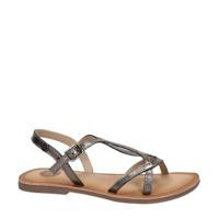 Gioseppo Biscoe leren sandalen zilver - thumbnail