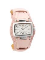 Guess horlogeband I15070L2 / 15070L2 Leder Roze + standaard stiksel