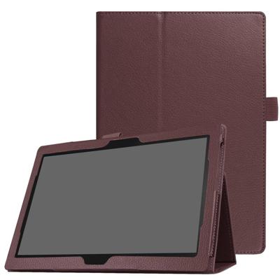 Stand flip hoes Lenovo Tab 4 10 Plus / Tab 4 10 bruin Stand flip hoes Lenovo Tab 4 10 Plus / Tab 4 10 bruin