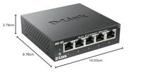 D-Link DES-105 Unmanaged L2 Black - thumbnail