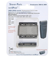 Huismerk Universeel Scheerblad met Messenblok voor de Braun 3000 & 6000 - thumbnail