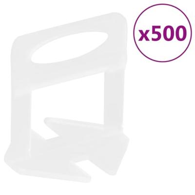 VidaXL Nivelleringssysteem voor tegels 250 wiggen 500 klemmen 3 mm - thumbnail