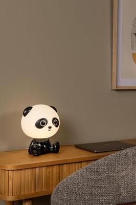 Lucide DODO PANDA - Nachtlamp Kinderkamer - LED 3 StepDim - 1x3W 4000K - Zwart
