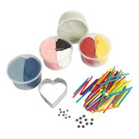 Creativ Company Schattige vingerpoppen maken silk clay kleiset - thumbnail
