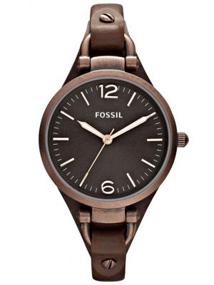 Horlogeband Fossil ES3200 Onderliggend Leder Bruin 8mm Horlogeband Fossil ES3200 Onderliggend Leder Bruin 8mm