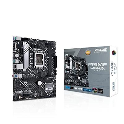 Moederbord - ASUS - PRIME H610M-A D4-CSM - LGA 1700 - DDR4 - micro ATX