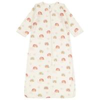 HEMA slaapzak met regenboogprint ecru/roze/goud - thumbnail