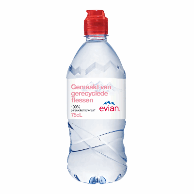 Evian mineraalwater pet (6x 75cl)