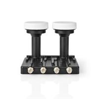 Nedis LNB | Quad Monoblock 6° | Zwart | 1 stuks - SLNBQDM60BK SLNBQDM60BK - thumbnail