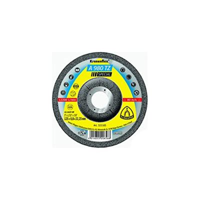 Klingspor A 980 TZ Special 322183 Doorslijpschijf gebogen 125 mm 25 stuk(s) RVS, Staal, Non-ferrometaal