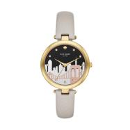 Horlogeband Kate Spade New York KSW1481 Leder Grijs