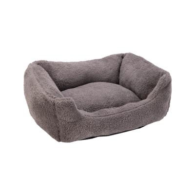 Beeztees Pluche ligbed kadi 47x37x18cm grijs Beeztees Pluche ligbed kadi 47x37x18cm grijs