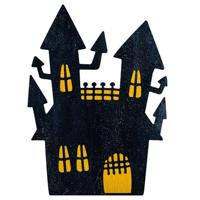 Vaessen Creative • snijmallen spookhuis 7x9,5cm - thumbnail