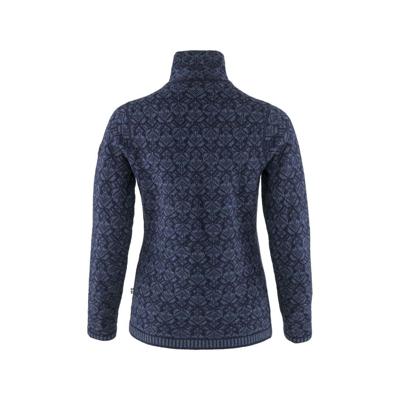 Fjallraven Snow Cardigan Fleece Dames Dark Navy L