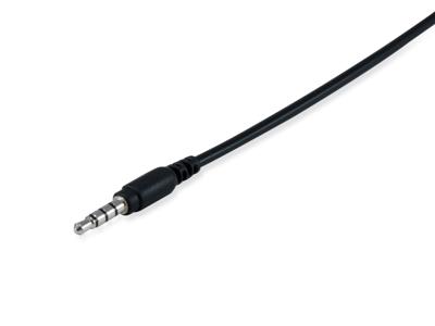 Equip 245304 stereo headset with mute, headset, head-band, office/call center, black, binaural, 1.8