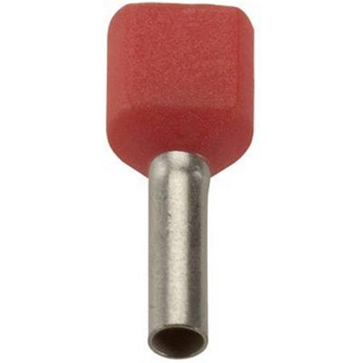 LAPP 61802000 Dubbele adereindhulzen 0.75 mm² Deels geïsoleerd Grijs 500 stuk(s)