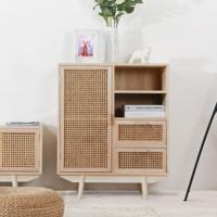 Artistiq Opbergkast 'Hanny' 85 x 70cm rotan / webbing - thumbnail