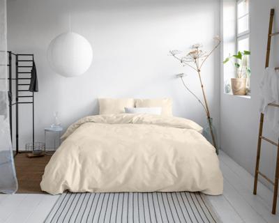 RoyalTextile - Uni Satijn Dekbedovertrek Katoen-Satijn - Zand - 200 x 200/260 RoyalTextile - Uni Satijn Dekbedovertrek Katoen-Satijn - Zand - 200 x 200/260