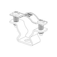 OBO Bettermann 1362772 Afstandsklem 1 stuk(s) - thumbnail