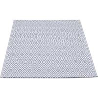 Binnen/buitenvloerkleed Diamond - grijs - 90x150 cm - thumbnail