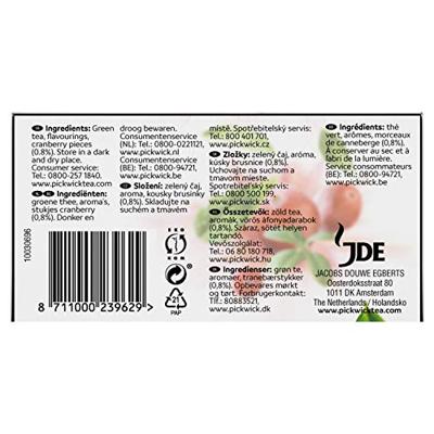 Pickwick - Groene thee Cranberry - 12x 20 zakjes - thumbnail