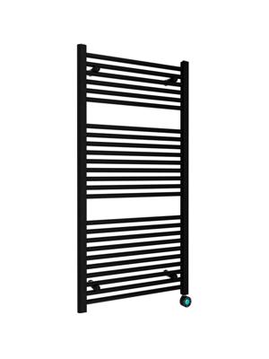 Elektrische Badkamerradiator Best-Design 1200x600mm Mat Zwart Elektrische Badkamerradiator Best-Design 1200x600mm Mat Zwart