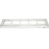 Schaal Polly Wood whitewash 45,5 cm | 12 stuks - thumbnail