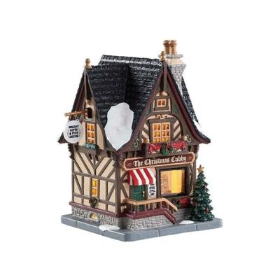 Lemax the christmas cubby verlicht kersthuisje Caddington Village 2018