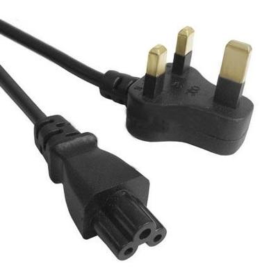 3 prong stijl kleine UK Notebook netsnoer kabel lengte: 1.5m