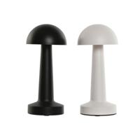 Bureaulamp Home ESPRIT Wit Zwart 9 x 9 x 22 cm (2 Stuks) - thumbnail