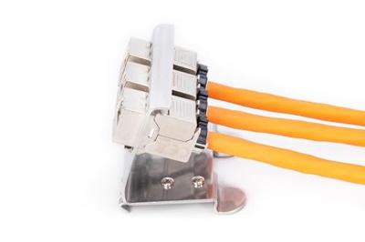 Digitus AN-25183 Keystone houder 2-voudig RVS