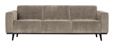 WOOOD Bank 3-zits 'Statement' Rib, kleur Clay