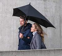 SENZ XXL STICK STORM UMBRELLA PIN STRIPES BLACK - thumbnail