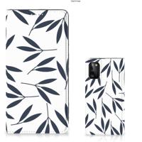 Samsung Galaxy A41 Smart Cover Leaves Blue - thumbnail