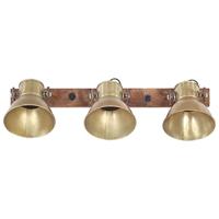 VidaXL Wandlamp industrieel e27 65x25 cm messingkleurig - thumbnail