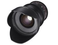 Samyang 24/1,5 lens video DSLR II Canon EF handmatige focus videolens 0,8 tandwiel versnelling groothoeklens zwart - thumbnail