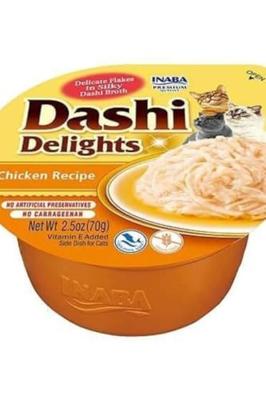INABA Dashi Delights Chicken in broth - Kattensnoepje - 70g