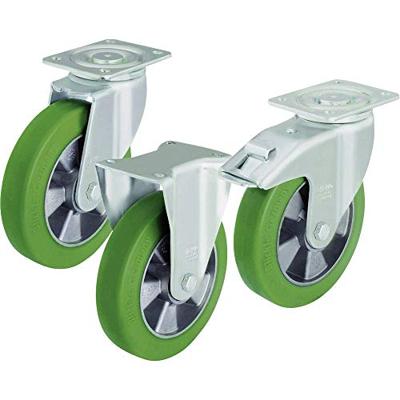 Blickle LH-ALST 100K-1-FI Zwenkwiel met rem Wieldiameter: 100 mm Draagvermogen (max.): 320 kg 1 stuk(s)