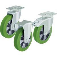 Blickle LH-ALST 100K-1-FI Zwenkwiel met rem Wieldiameter: 100 mm Draagvermogen (max.): 320 kg 1 stuk(s) - thumbnail