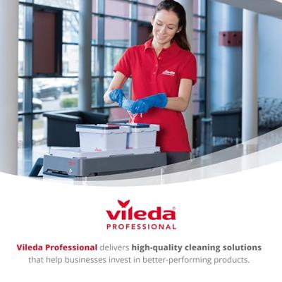 Vileda microvezeldoek Purmicro Active, pak van 5 stuks, rood