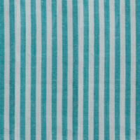 Vaessen Creative • coco-ton katoen stof 45x50cm basic turkoois gestreept - thumbnail