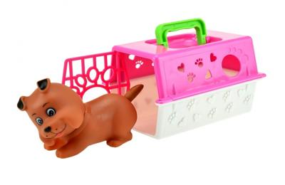 Toi Toys speelset Hond met bench bruin