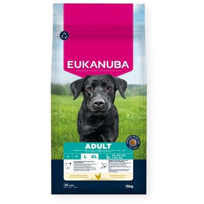 Eukanuba Adult Large kip hondenvoer 2 x 15 kg Eukanuba Adult Large kip hondenvoer 2 x 15 kg