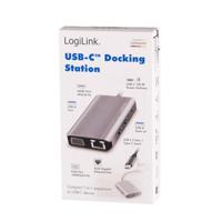 LogiLink UA0410 USB-C dockingstation Geschikt voor merk (dockingstation): Universeel USB-C Power Delivery - thumbnail