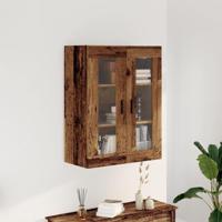 Wandkast 69,5x34x90 cm oud houtkleurig - thumbnail