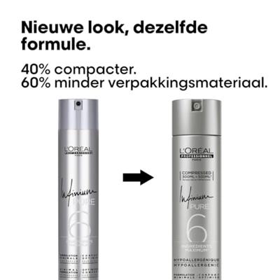 L'Oréal Infinium Pure Infinitely Professional Hairspray 300ml