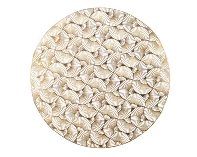 Decoris placemat waaier 38cm goud