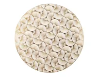 Decoris placemat waaier 38cm goud - thumbnail